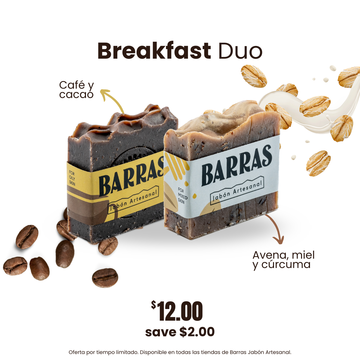 Breakfast Duo Soap Bars (Coffee & Oats)