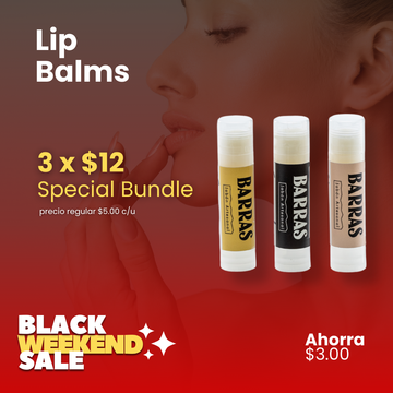 Bundle | 3 Lip Balms by Barras