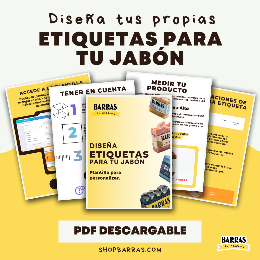 Diseña etiquetas para tus jabones artesanales (Manual Digital PDF)