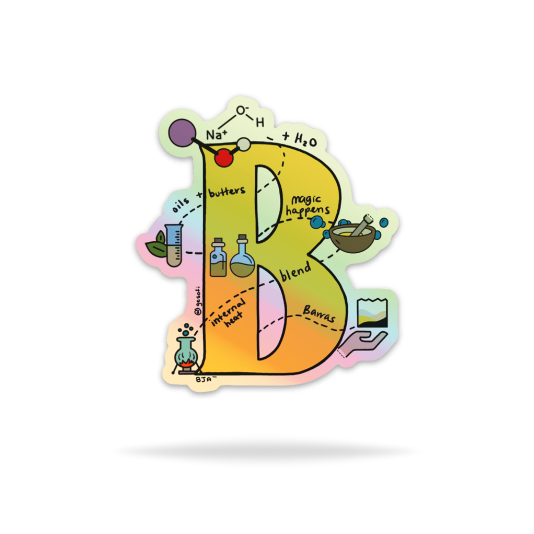 Proceso de Barras Holographic | Sticker