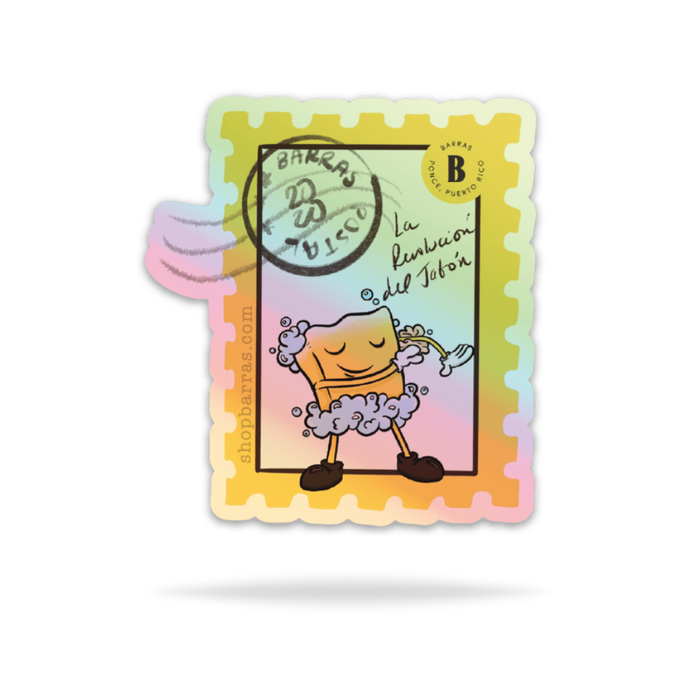 Retro Stamp Holographic | Sticker